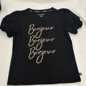Karl Lagerfeld  Black T-Shirt